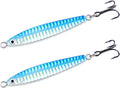 Stick Jig 2 Pack - Durable 1-1/2oz Holographic Saltwater Jigs