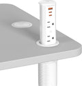 2 Inch Pop Up Outlet for Countertop - Compact Desk Charging Station