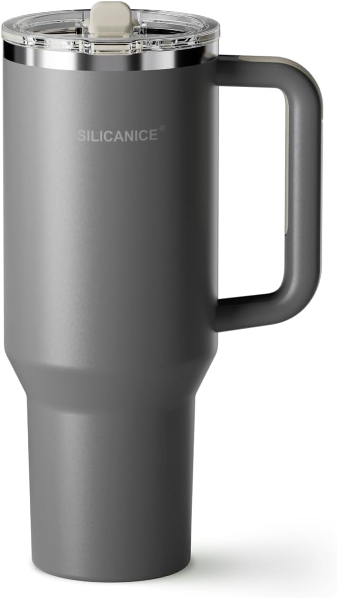 Easy Clean Pro Tumbler - 40 oz Insulated Water Bottle with Handle
