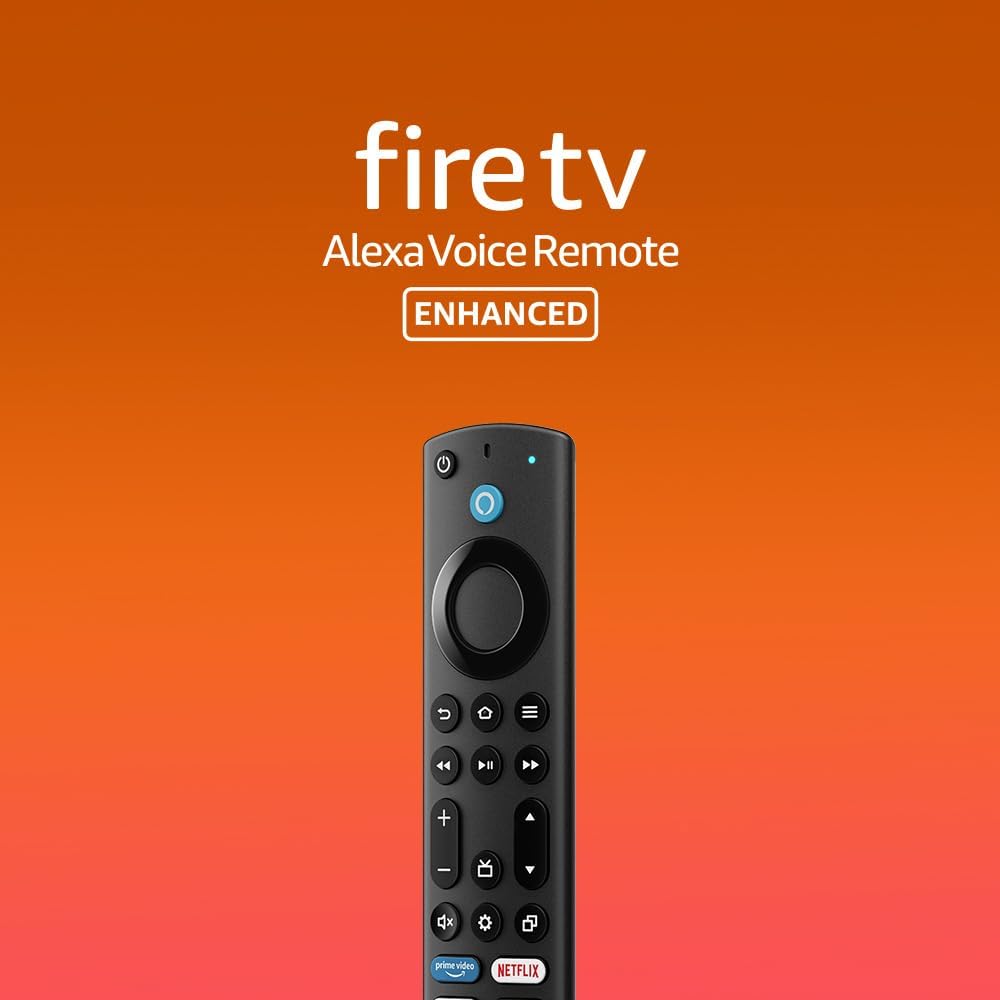 Enhanced  Fire TV Remote w/ Alexa Voice Control