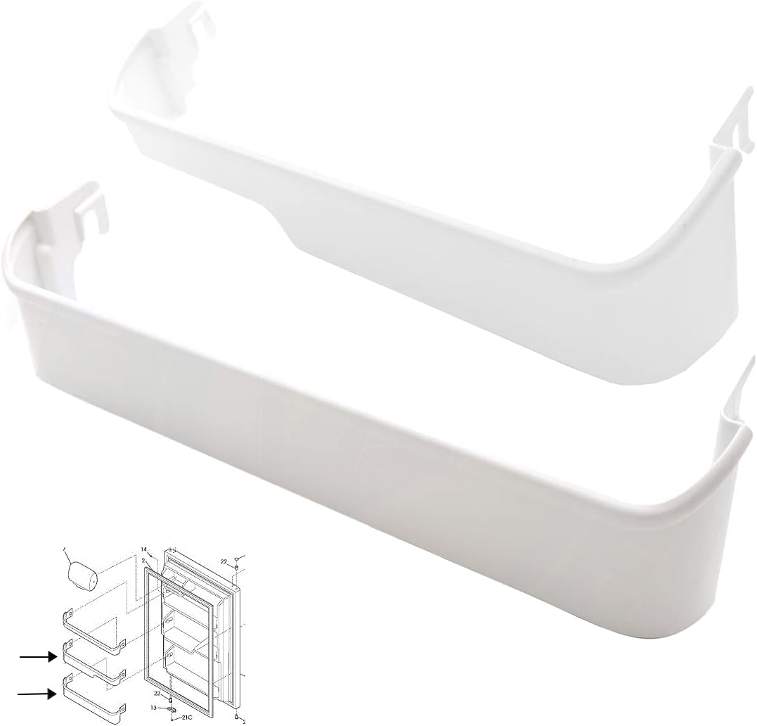 UPGRADED Door Shelf Bin Racks for Frigidaire & Kenmore Refrigerators
