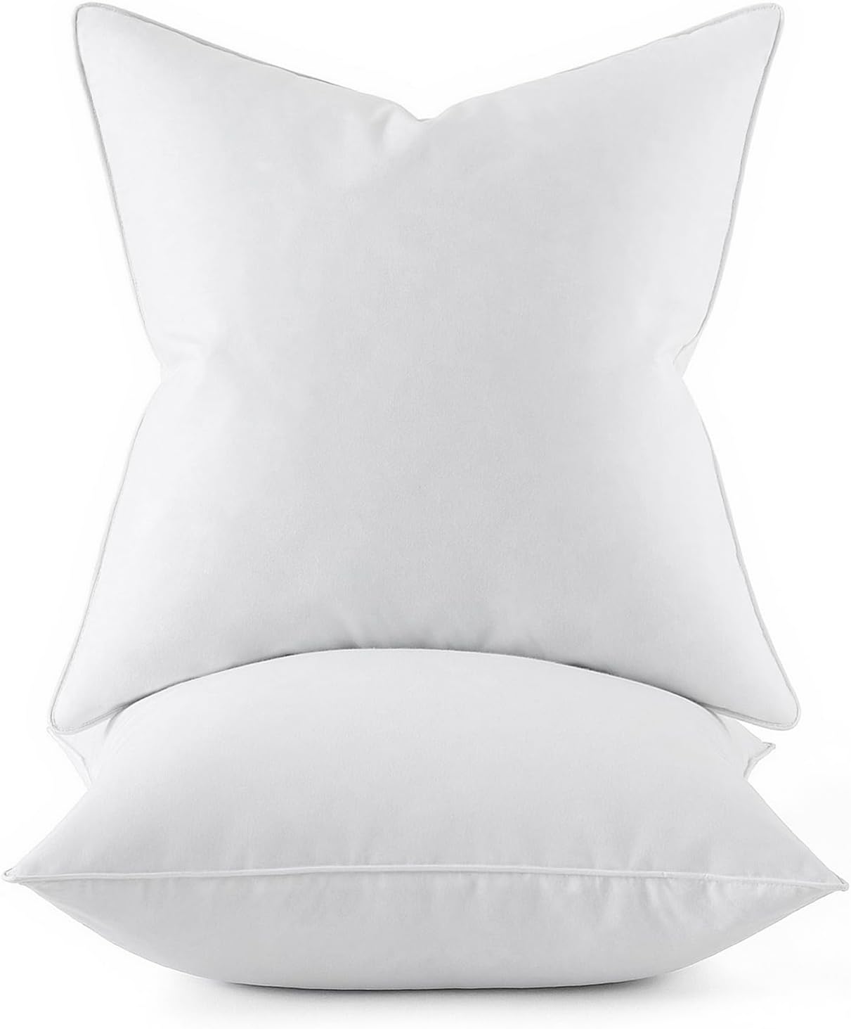 MIULEE 24x24 Euro Pillow Inserts for Comfort and Style