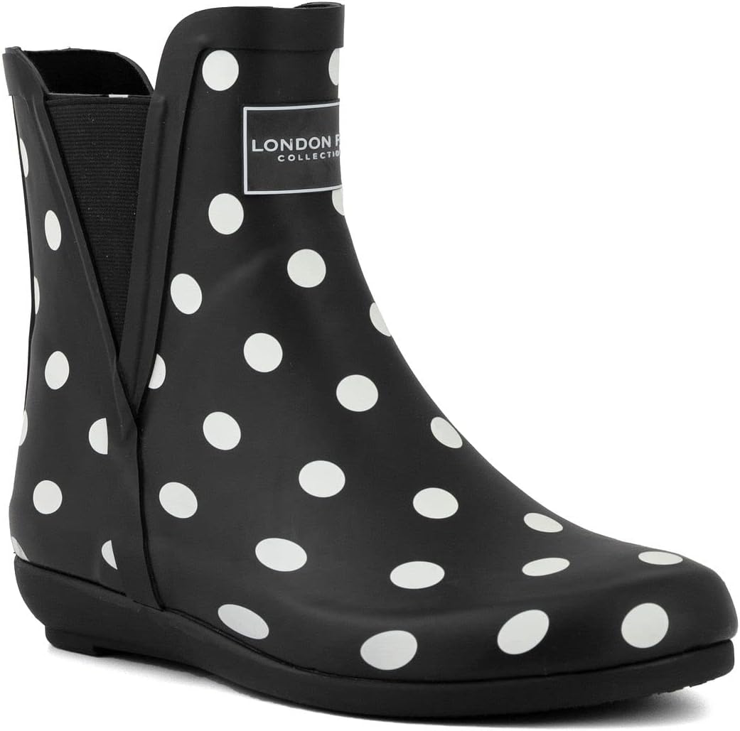 LONDON FOG womens Piccadilly Pull-On Bootie with Rubber Sole