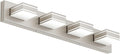 Ralbay 30in Brushed Nickel Vanity Light 4-Light - Rotatable LED