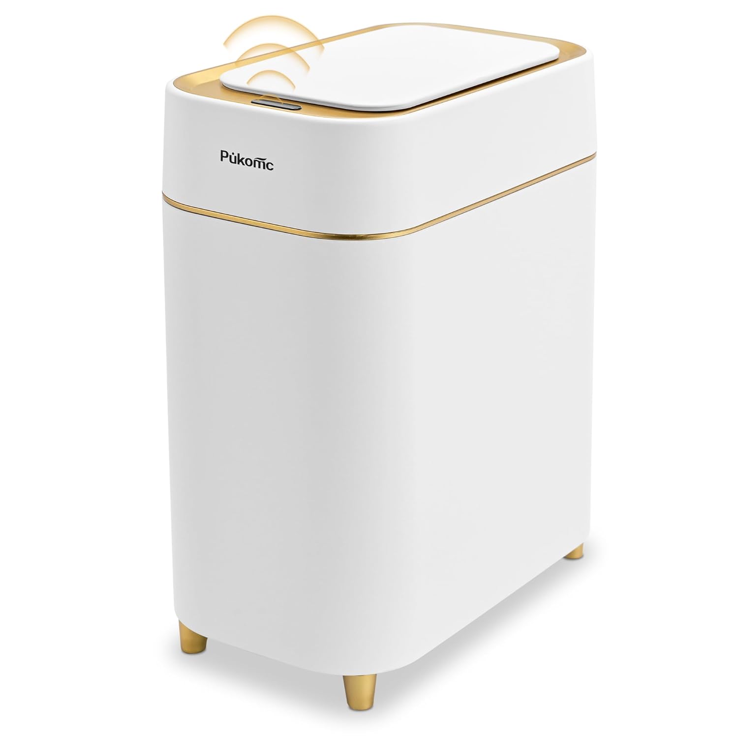 Pukomc Touchless Automatic Small Sensor Trash Can for Home
