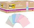 Post-it 100% Recycled Paper Super Sticky Notes, 3 in x 3 in