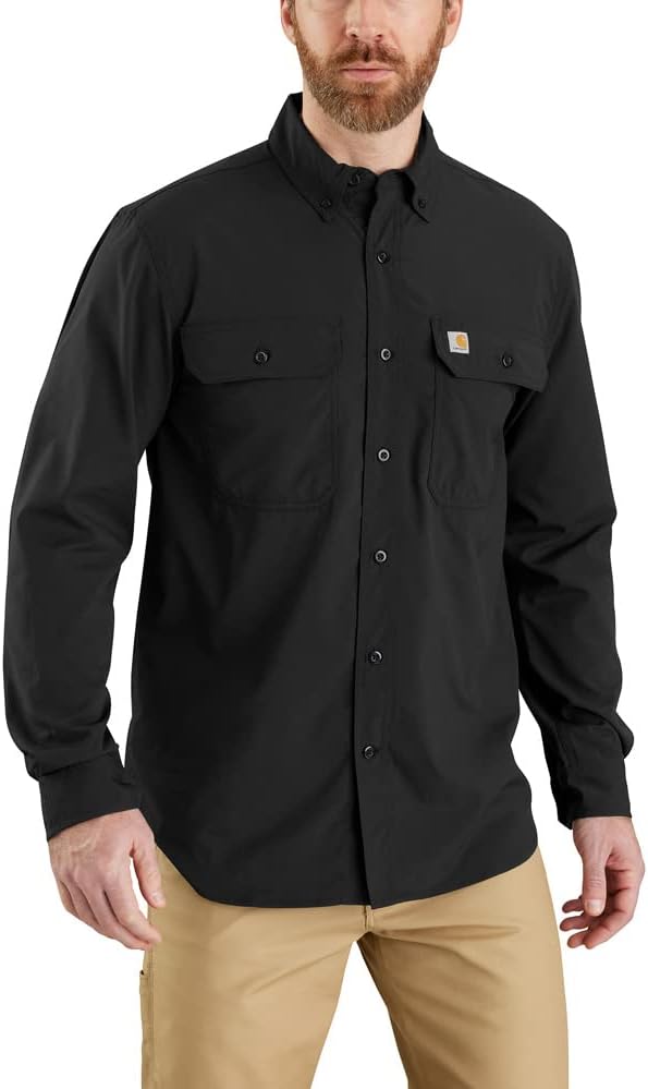 Carhartt Men's Force Relaxed Fit Long-Sleeve Shirt for Comfort