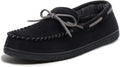 ULTRAIDEAS Men's Luke Microsuede Moccasin Slippers - Indoor/Outdoor