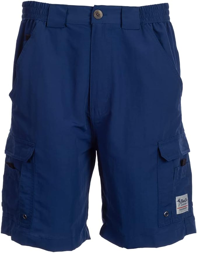 Boca Grande II Men's Fishing Short with 9 Pockets and Comfort Fit