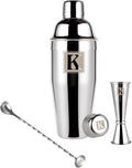 Personalized Stainless Steel Cocktail Shaker Set - THECOSKY
