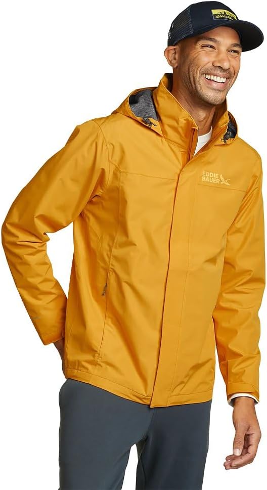 Eddie Bauer Men's Rainfoil Waterproof Packable Hooded Jacket