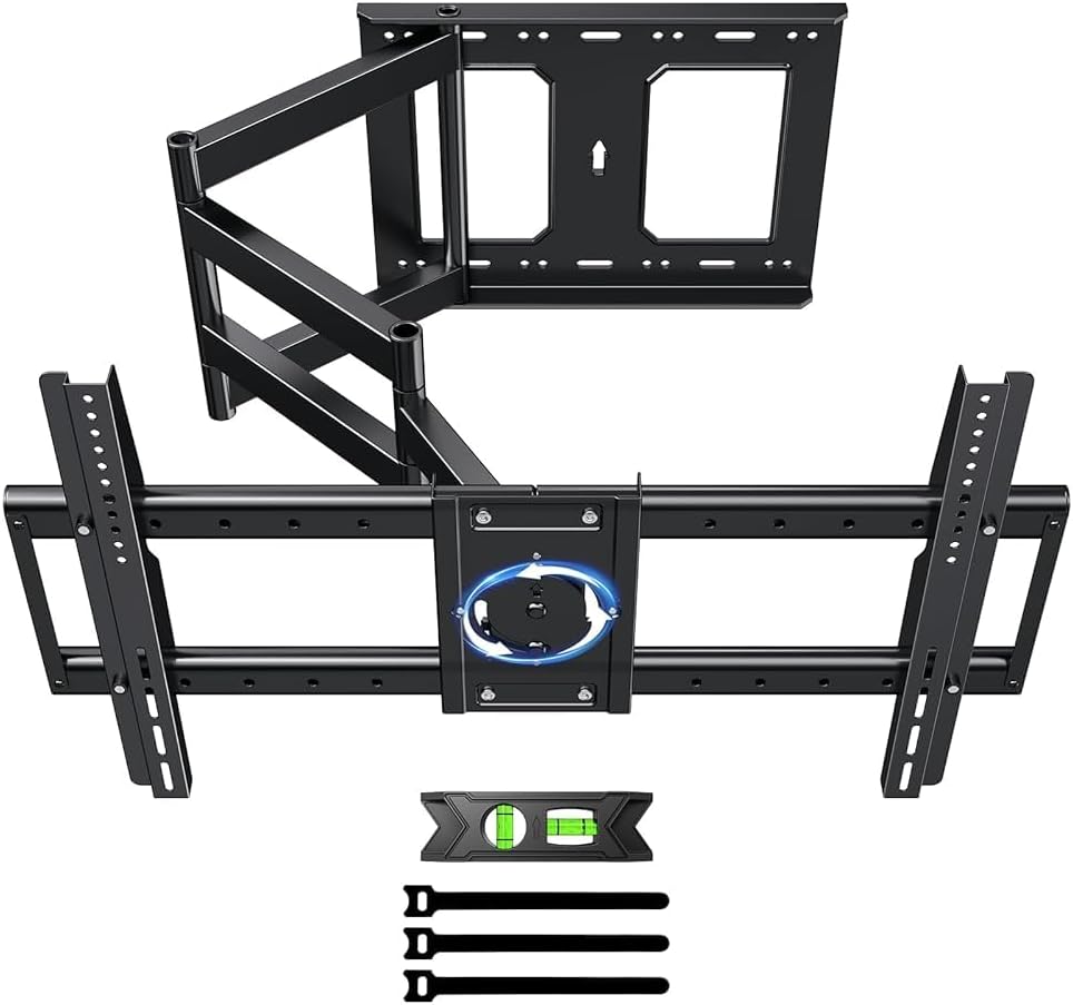 Long Arm TV Wall Mount with 180 Swivel and Tilt for 37-75 in TVs