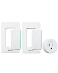 Remote Control Outlet Plug with 2 Switches - Easy No-Wire Control