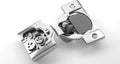 Berta 100-Pack 3/8 in Overlay Soft Closing Cabinet Hinges - 105