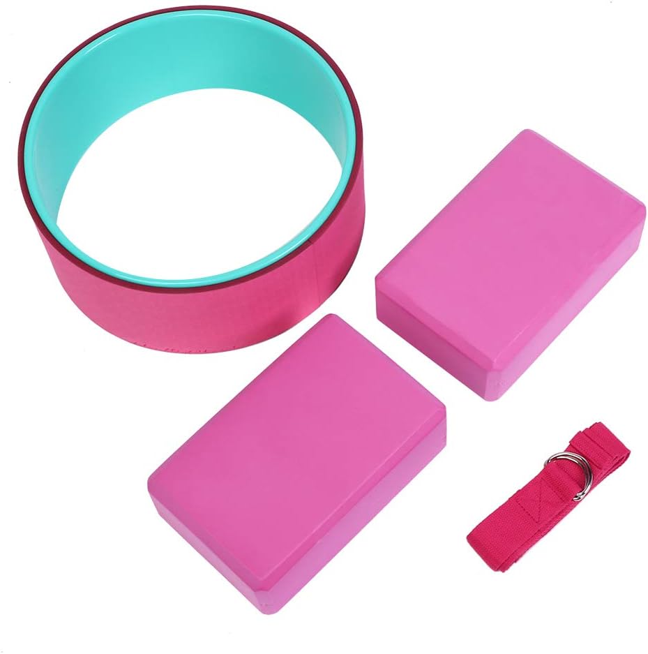 Non-Slip Yoga Wheel Set - Improve Back Pain! 