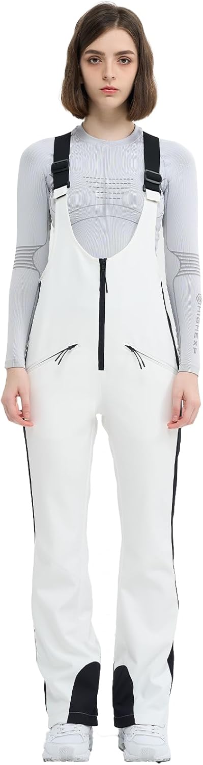 Women's Slim Fit Waterproof Ski Bibs