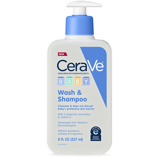 CeraVe Baby Wash & Shampoo - Tear-Free Bath Time