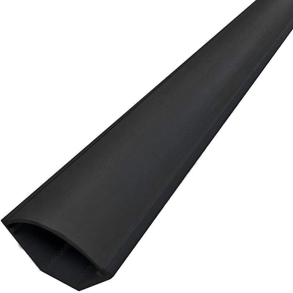 Electriduct Medium Corner Duct Cable Raceway - 5 Feet Black