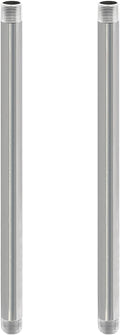 3/4ft x 18ft Stainless Steel Pipe Nipple (Set of 2) - Heavy Duty 304