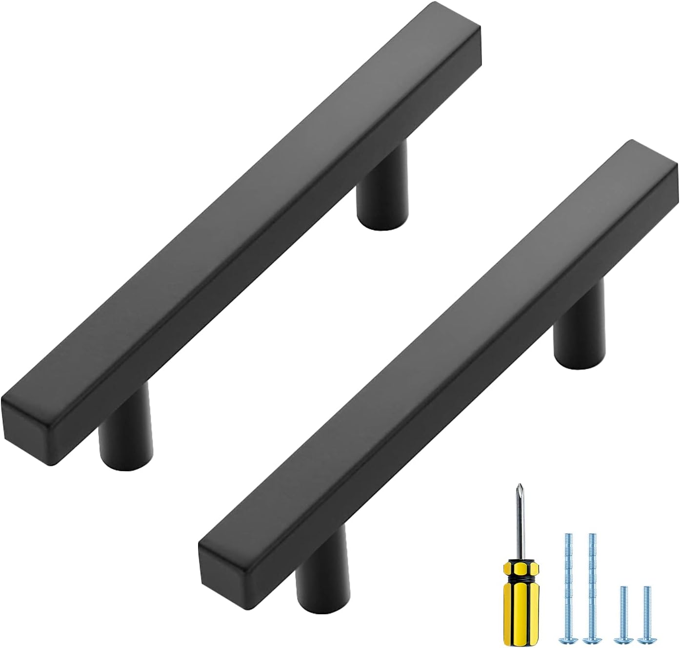 Ravinte 20 Pack Black Cabinet Handles for Modern Kitchen Decor