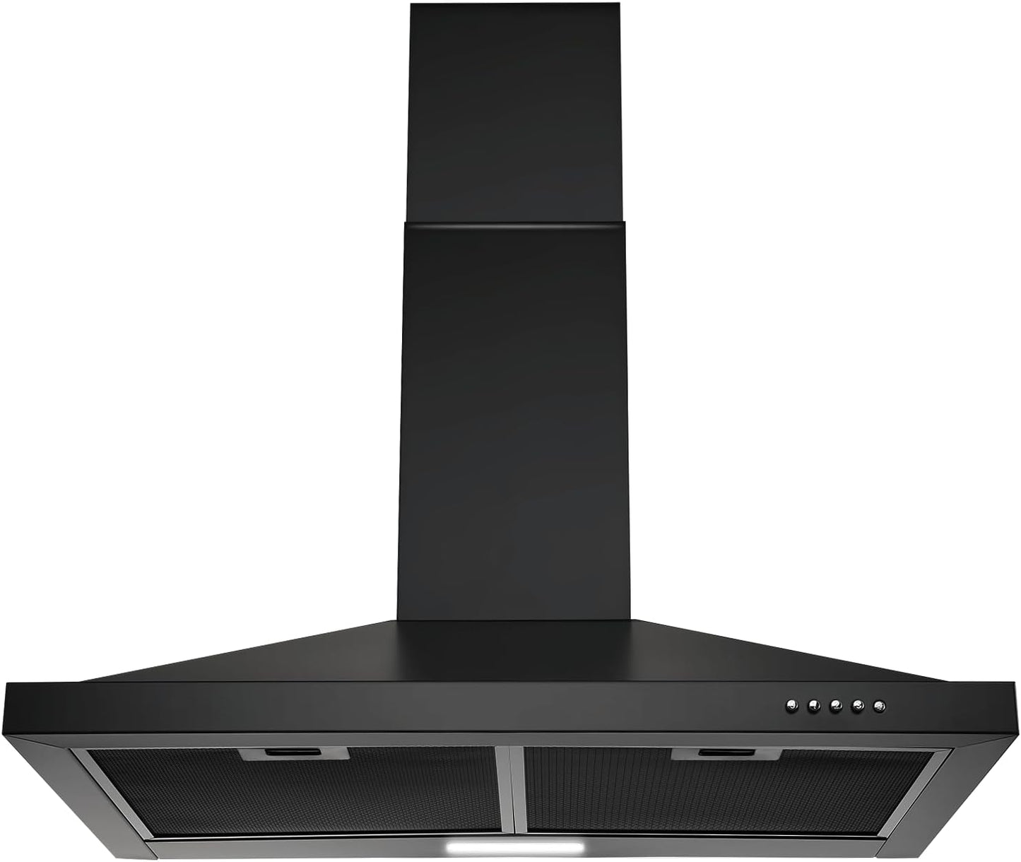 SNDOAS Black Range Hood 30 inch for Modern Kitchen Style