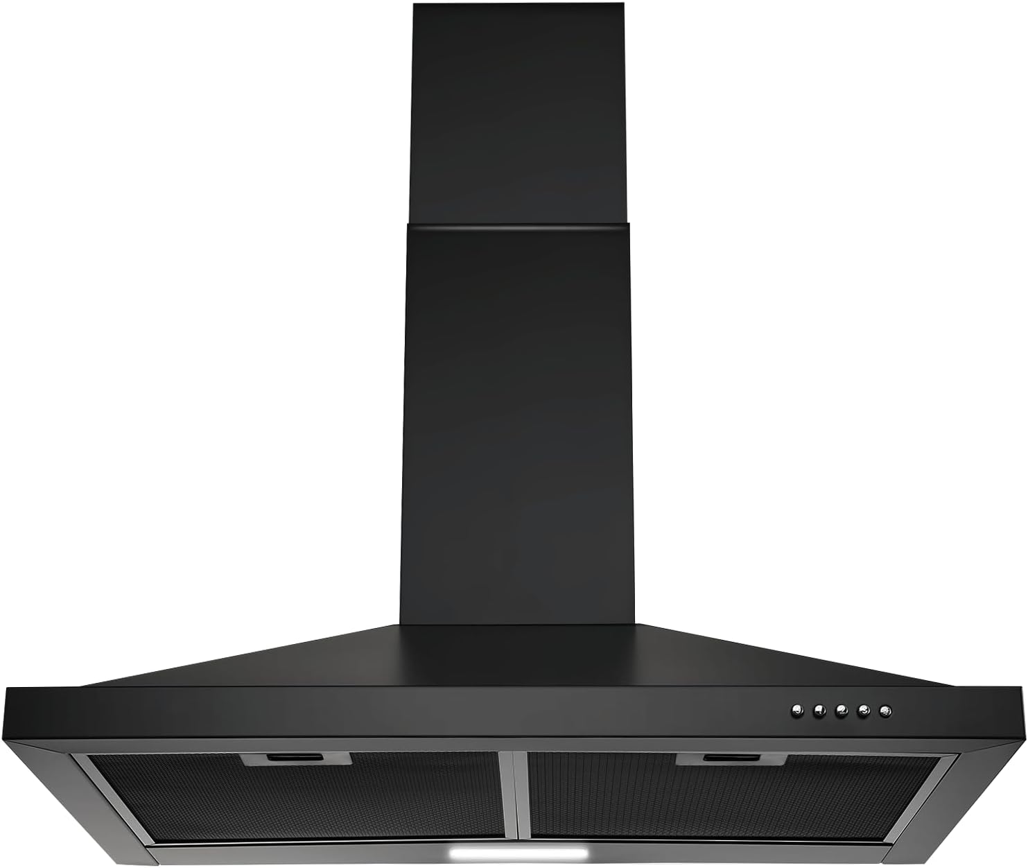 SNDOAS Black Range Hood 30 inch for Modern Kitchen Style
