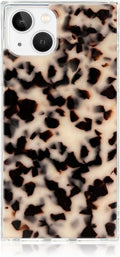 Square Protective Case for iPhone 13 - Blonde Tortoise Shell
