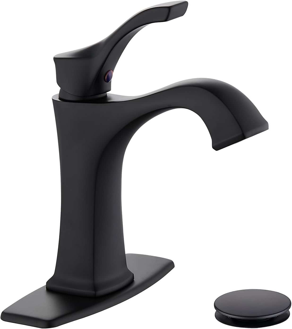 Matte Black Bathroom Faucet for Modern and Rustic Styles