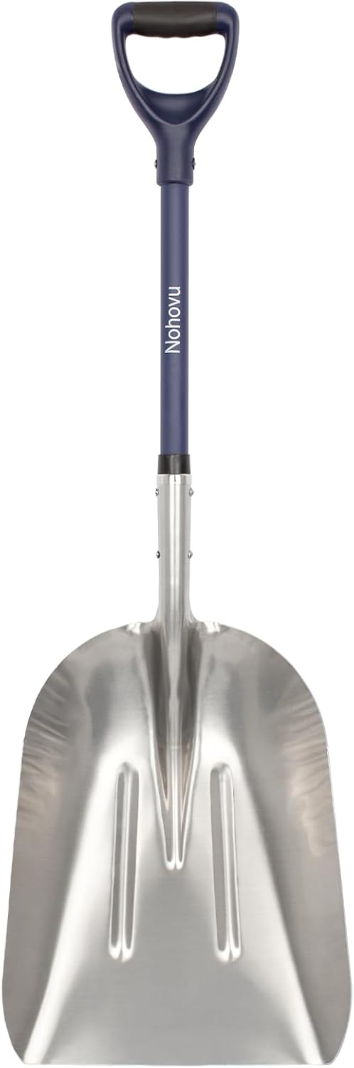 Aluminum Snow Shovel for Efficient Driveway Snow Removal