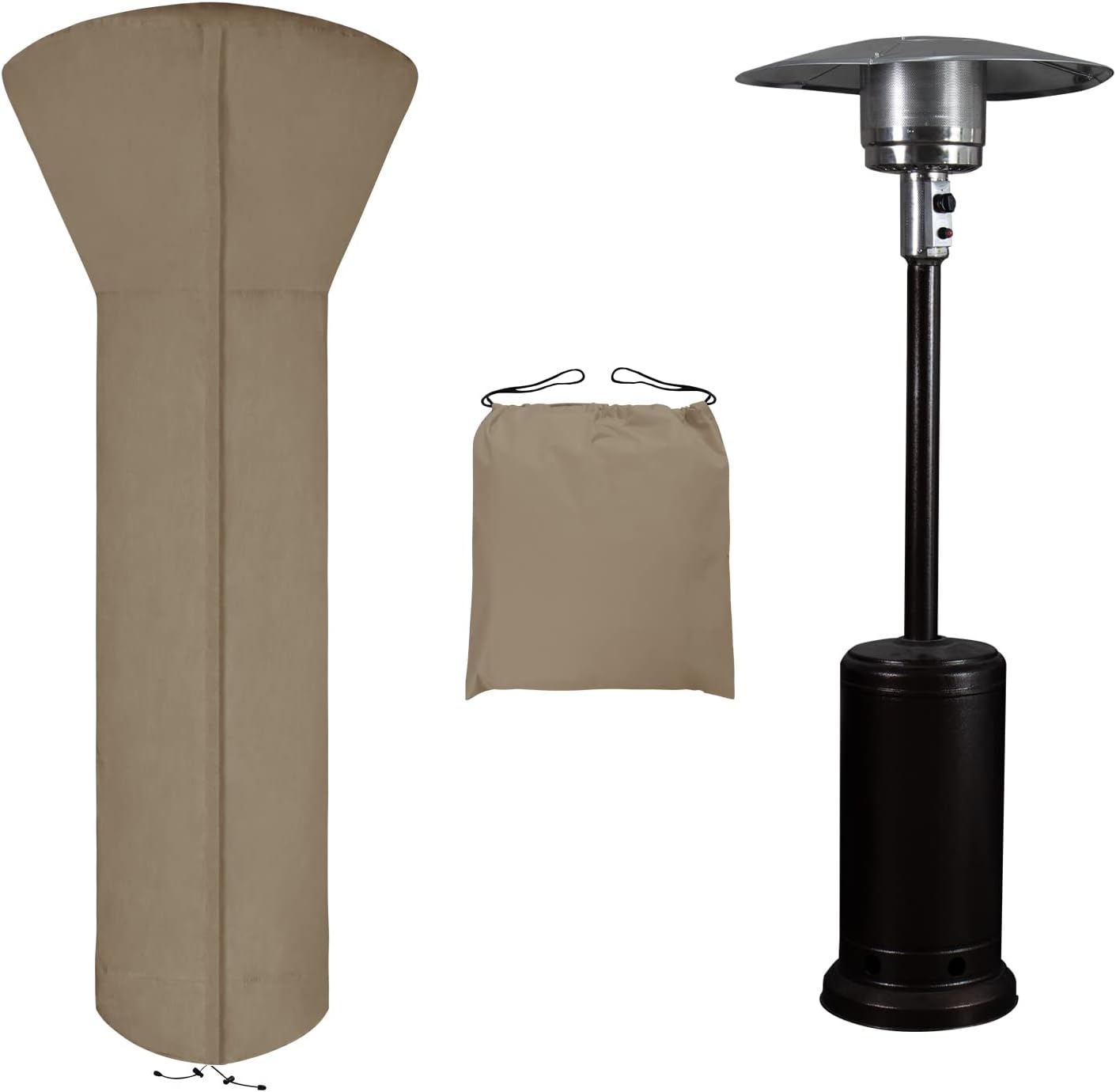 Waterproof Patio Heater Cover with Zipper - Protect Your Outdoor Heater!