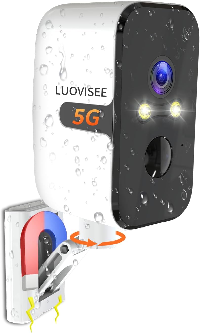 Wireless Security Cam with Color Night Vision