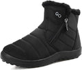 HARENCE Snow Boots for Women - Warm, Waterproof Short Ankle Booties