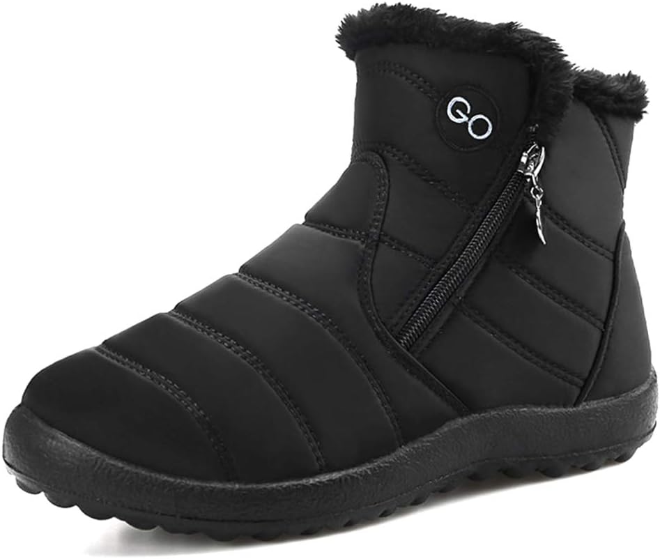HARENCE Snow Boots for Women - Waterproof Winter Booties