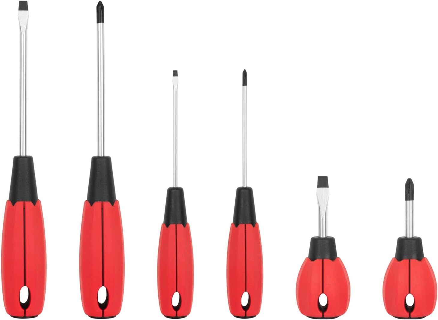 KURUI 6-Piece Magnetic Screwdriver Set with Cushion Grip