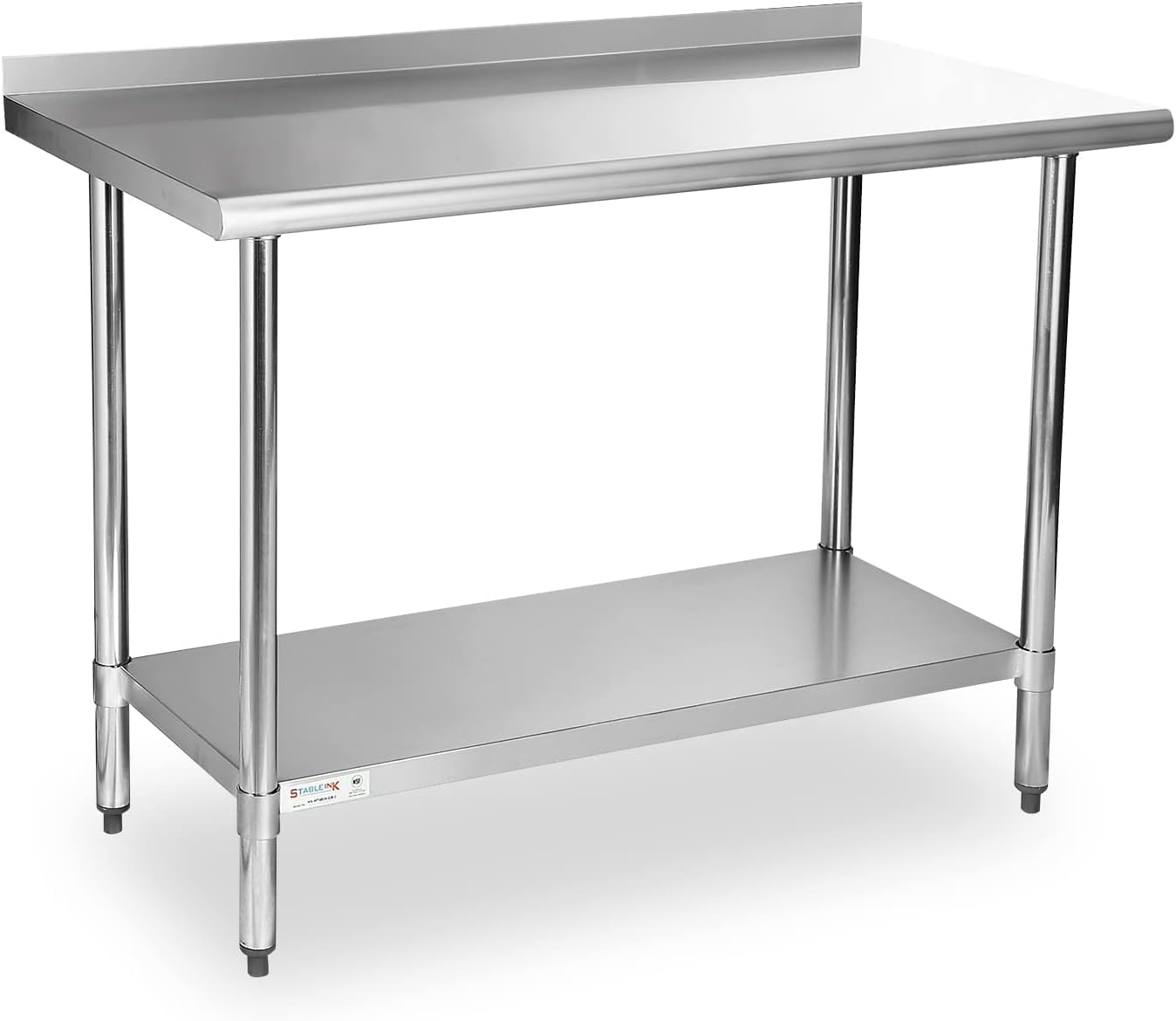 STABLEINK NSF Stainless Steel Prep & Work Table for Kitchens