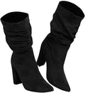 Women's Slouchy High Heel Boots by Syktkmx for Winter Glamour