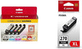Canon PGI-270/CLI-271 Photo Paper Combo Pack - Photo + XL PGBK Ink