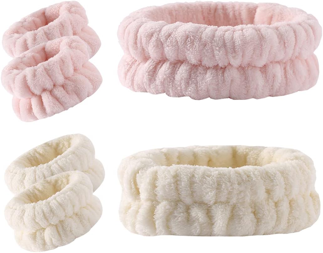 Spill-Proof Microfiber Wrist Towels for Face Washing
