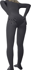 leesuo Unisex 360 Seamless 180D Velvet Bodystocking - Semi Sheer Fit