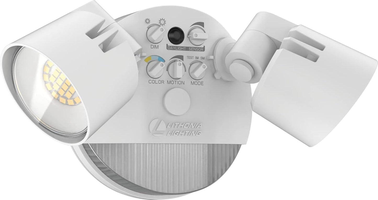 HomeGuard 2-Light LED Outdoor Flood Lights with Motion Sensor