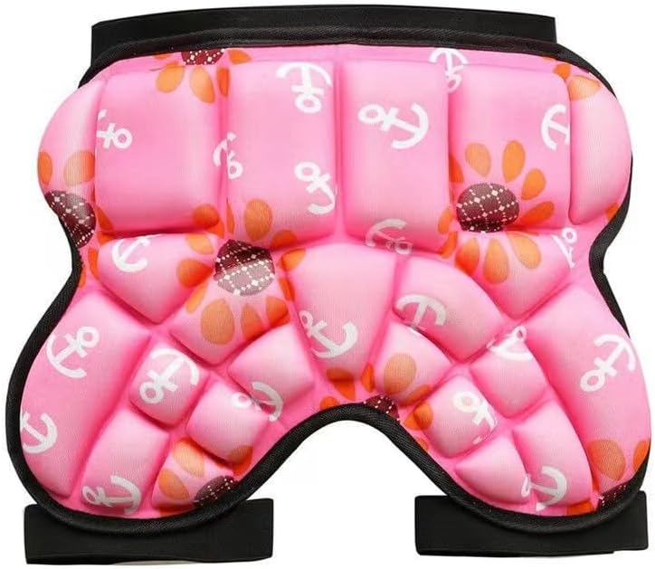 Kids Hip Protection Shorts for Active Play (Pink)