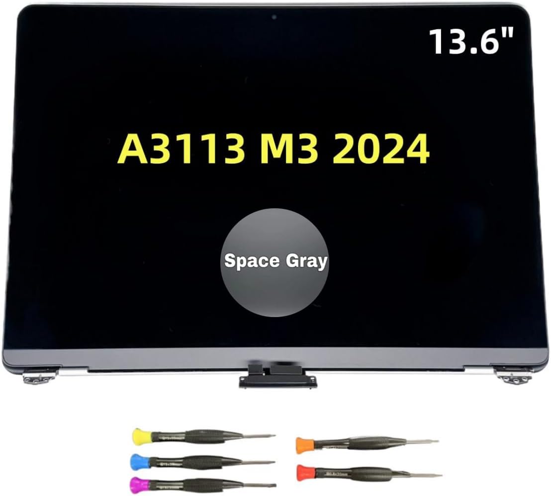New LCD for MacBook Air Retina 2024 M3 A3113 Full Display