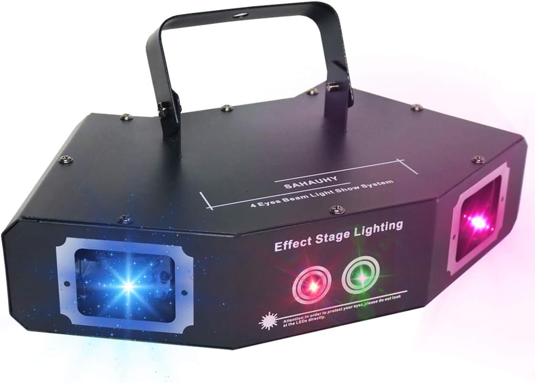 DJ Lights with Four Beam Effect for Parties and Events