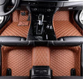 Custom Car Floor Mats Full Coverage for Sedans and SUVs - Light Brown