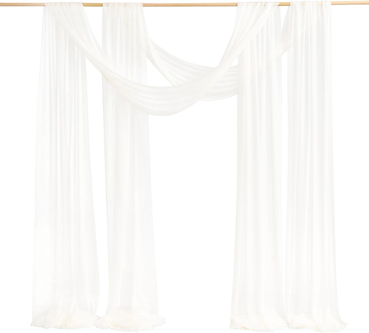 Wedding Arch Draping Fabric for Elegant Ceremony Backdrops
