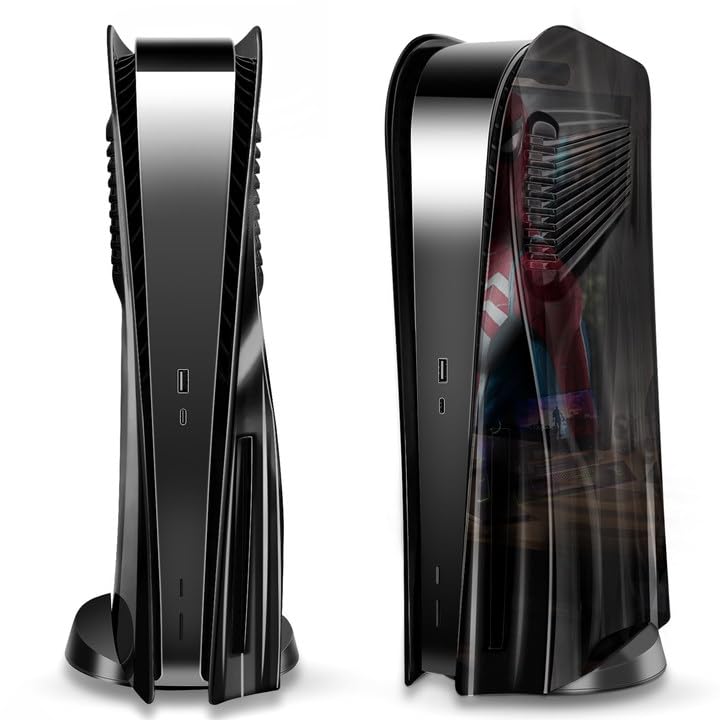 SIKEMAY PS5 Cover Plates for PlayStation 5 Console Disc Edition