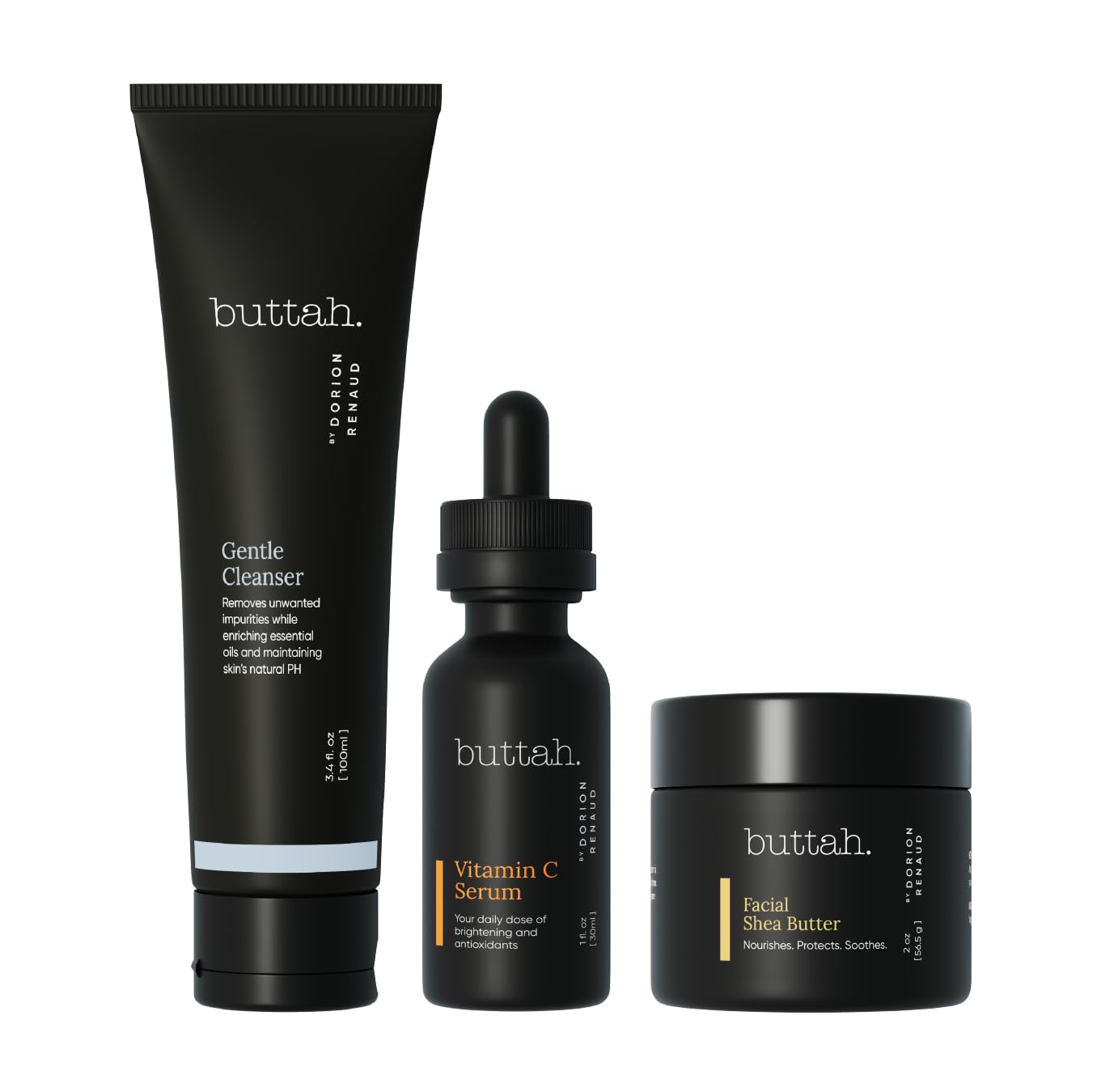 Buttah Skin Complete Melanin-Rich Skin Care Kit for Radiance