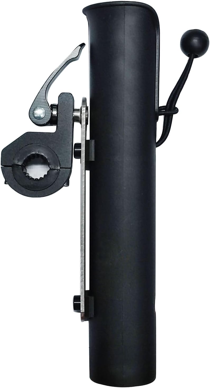 RILEYSON Black Fishing Rod Holder: Versatile for Bike, Beach, Chair & More!