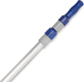 Poolvio 12 FT Telescopic Swimming Pool Pole - Compact Reach for Deep