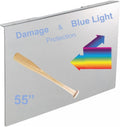 55 inch Blue Light and Damage TV Screen Protector - Eye Safety Shield